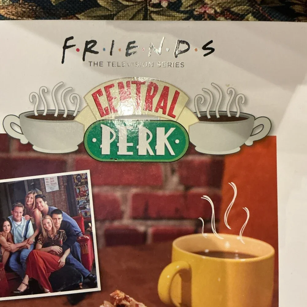Friends: The Official Central Perk Cookbook by Kara Mickelson Hardcover Book